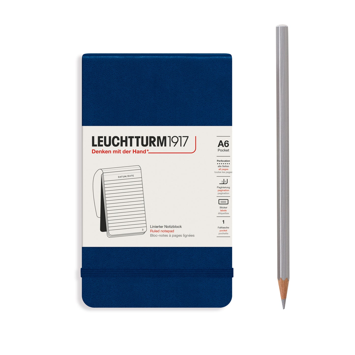 Pocket A6 Hardcover Notepad