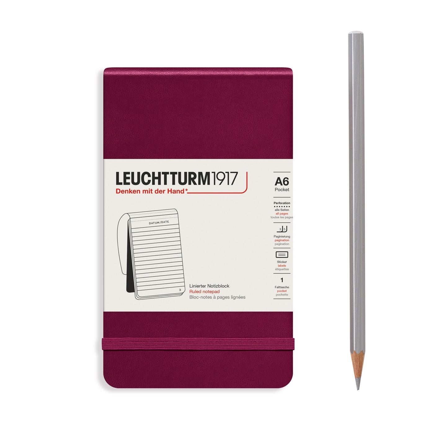 Pocket A6 Hardcover Notepad