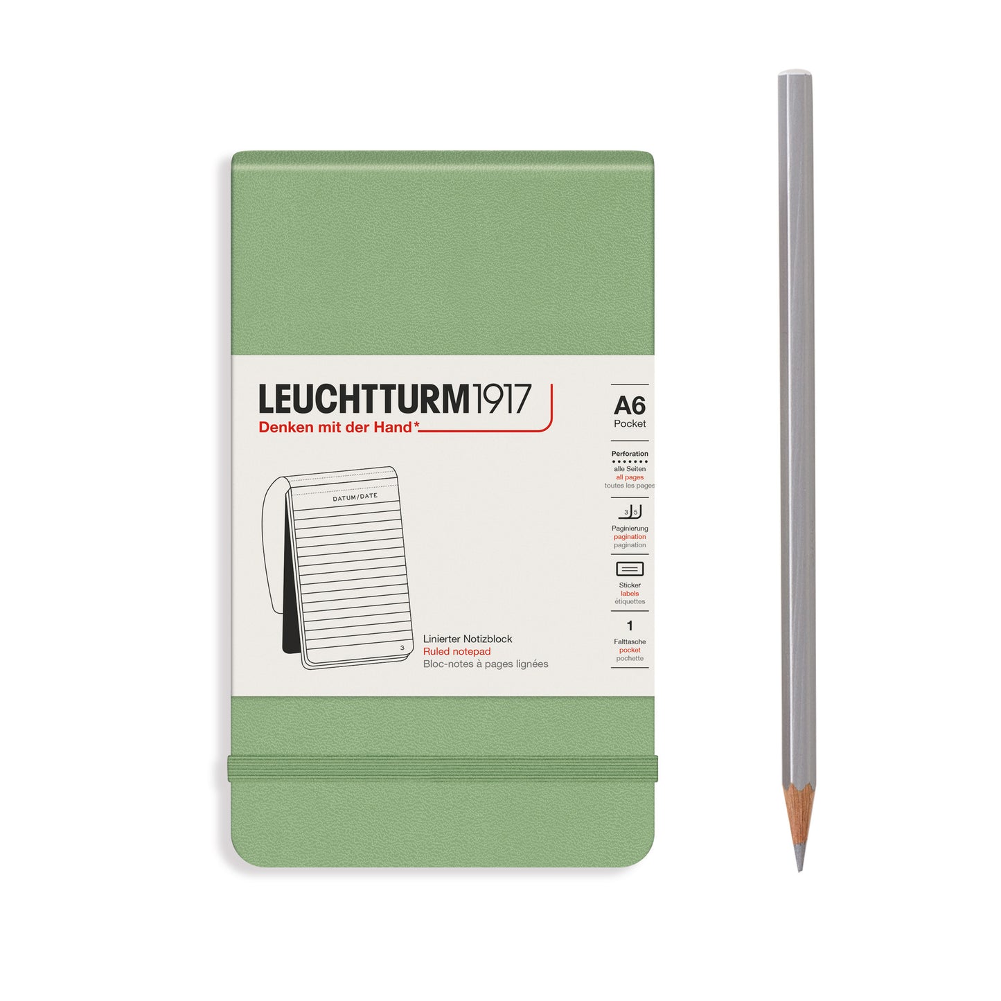Pocket A6 Hardcover Notepad