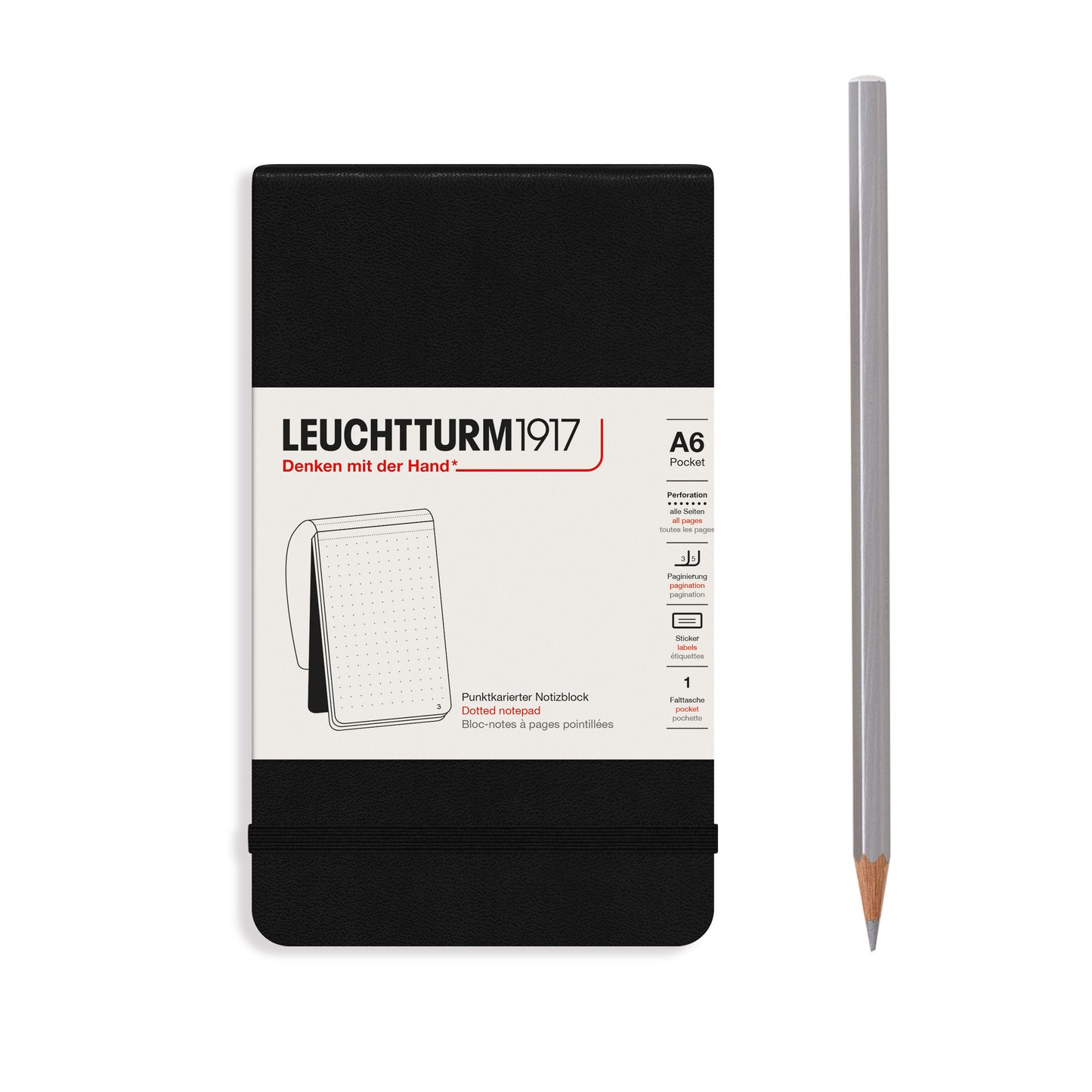 Pocket A6 Hardcover Notepad