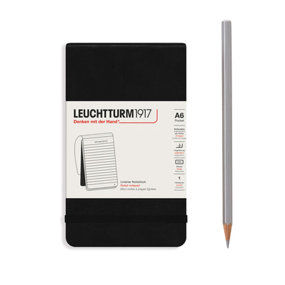 Pocket A6 Ruled Hardcover Notepad