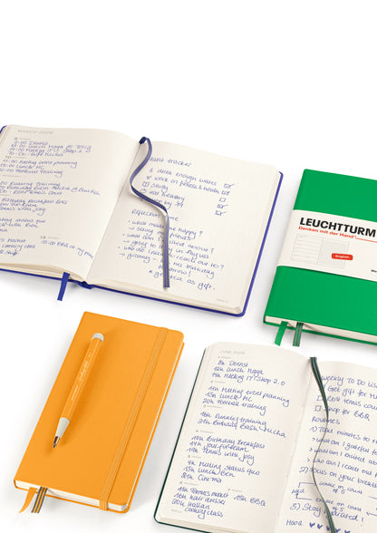 Weekly Planner & Dotted Notebook 2026 Hardcover
