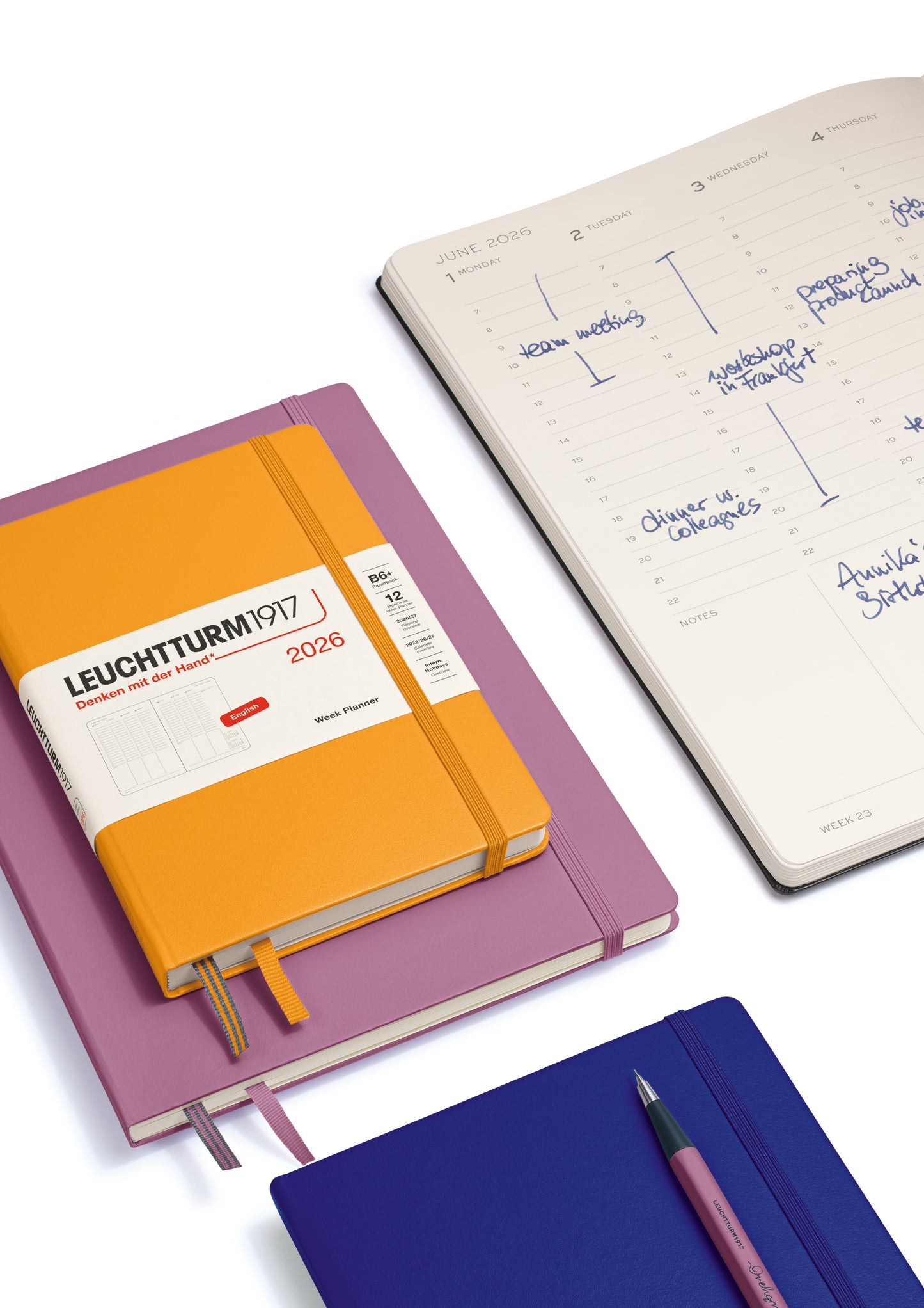 Vertical Week Planner 2026 Hardcover