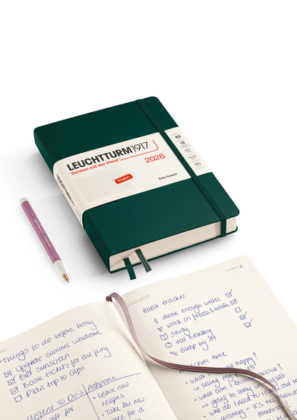 Daily Planner Dotted 2026 Hardcover