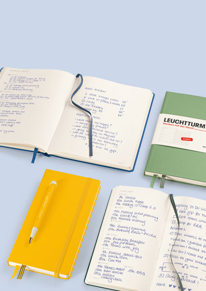 Weekly Planner & Dotted Notebook 2027 Long Wallet Hardcover
