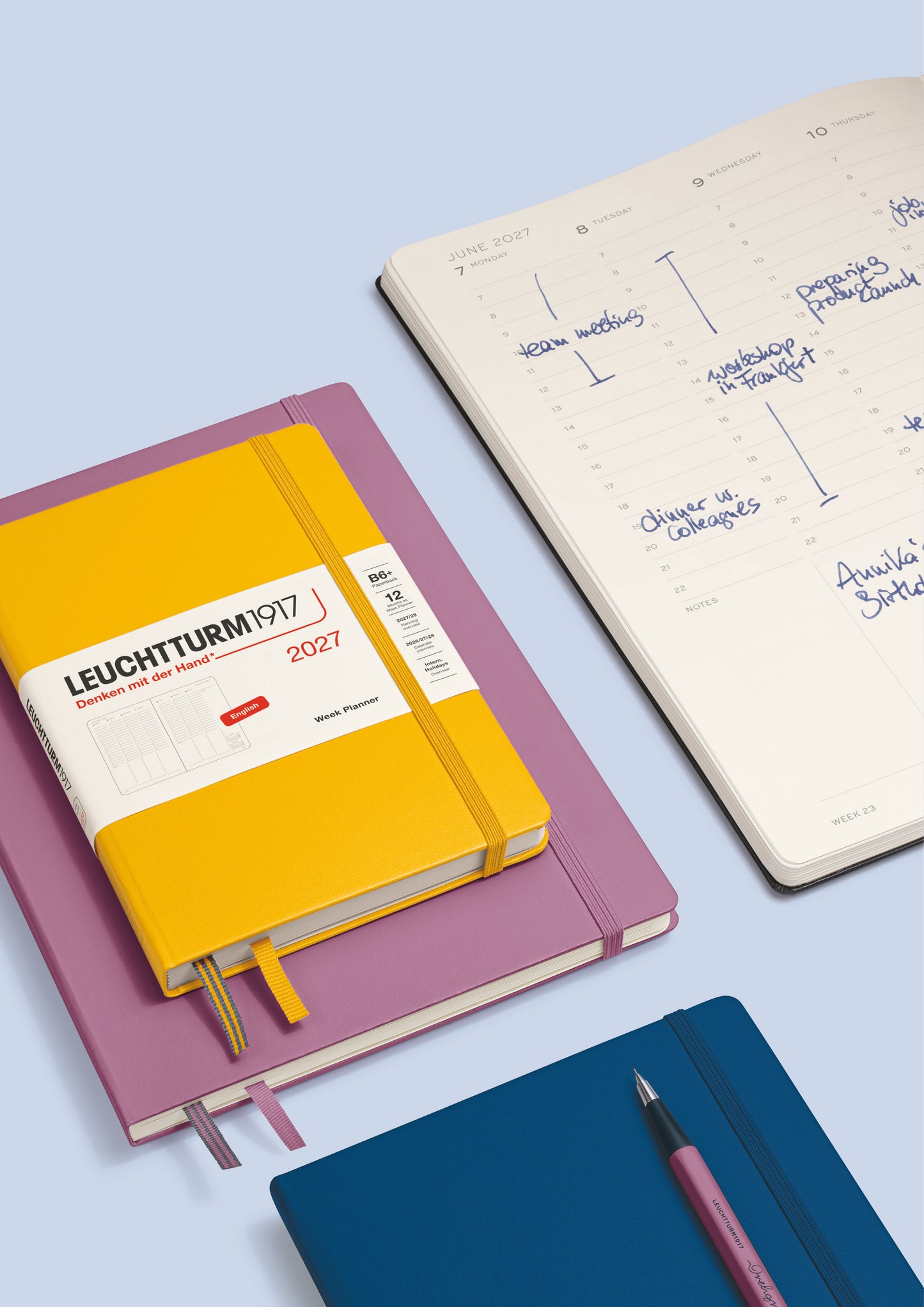 Vertical Week Planner 2027 Hardcover