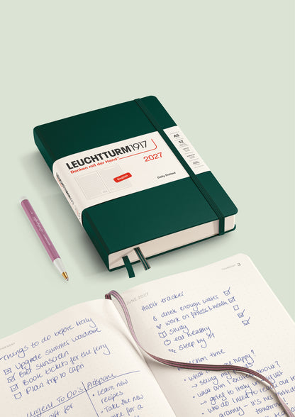 Daily Planner Dotted 2027 Hardcover