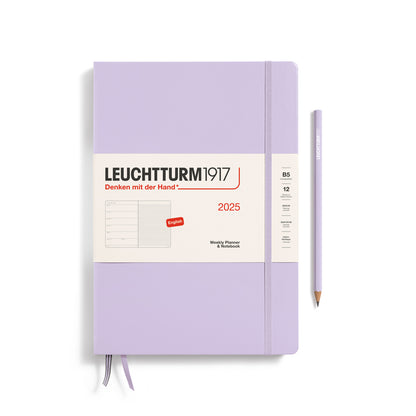 Weekly Planner & Notebook 2025 Hardcover