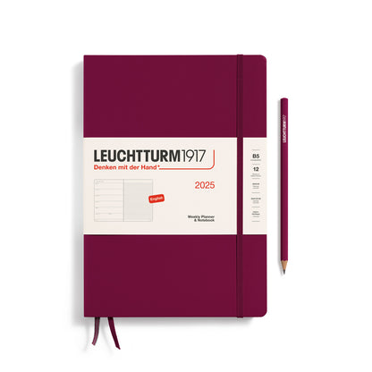 Weekly Planner & Notebook 2025 Hardcover