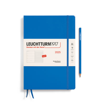 Weekly Planner & Notebook 2025 Hardcover