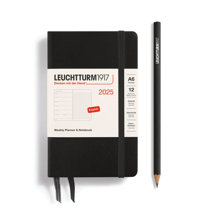 Weekly Planner & Notebook 2025 Hardcover