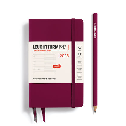 Weekly Planner & Notebook 2025 Hardcover