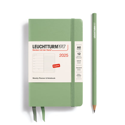 Weekly Planner & Notebook 2025 Hardcover
