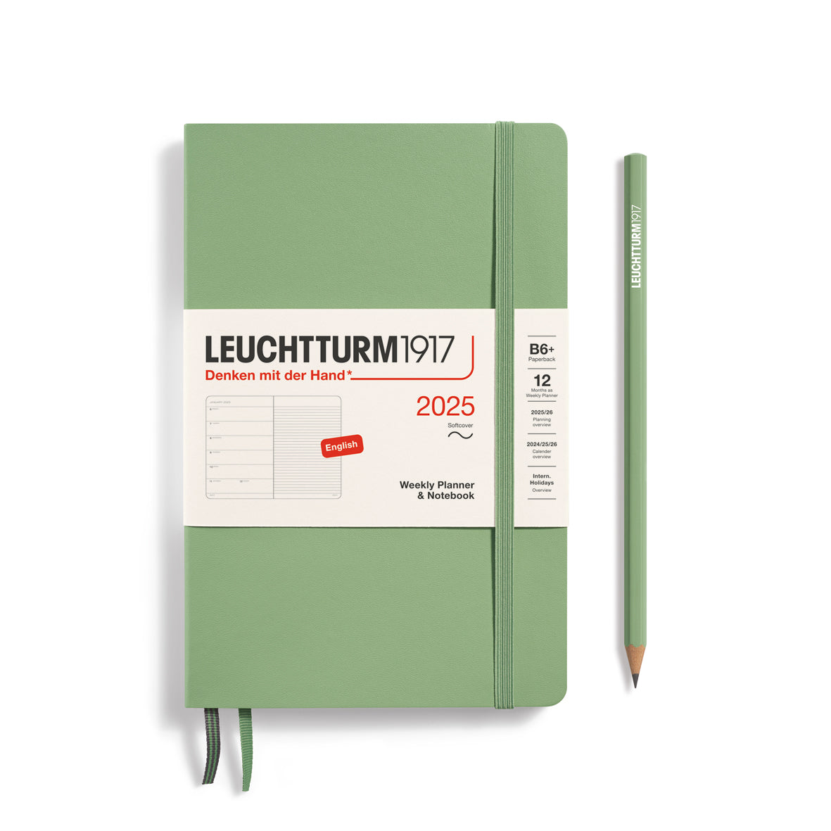 Weekly Planner & Notebook 2025 Softcover