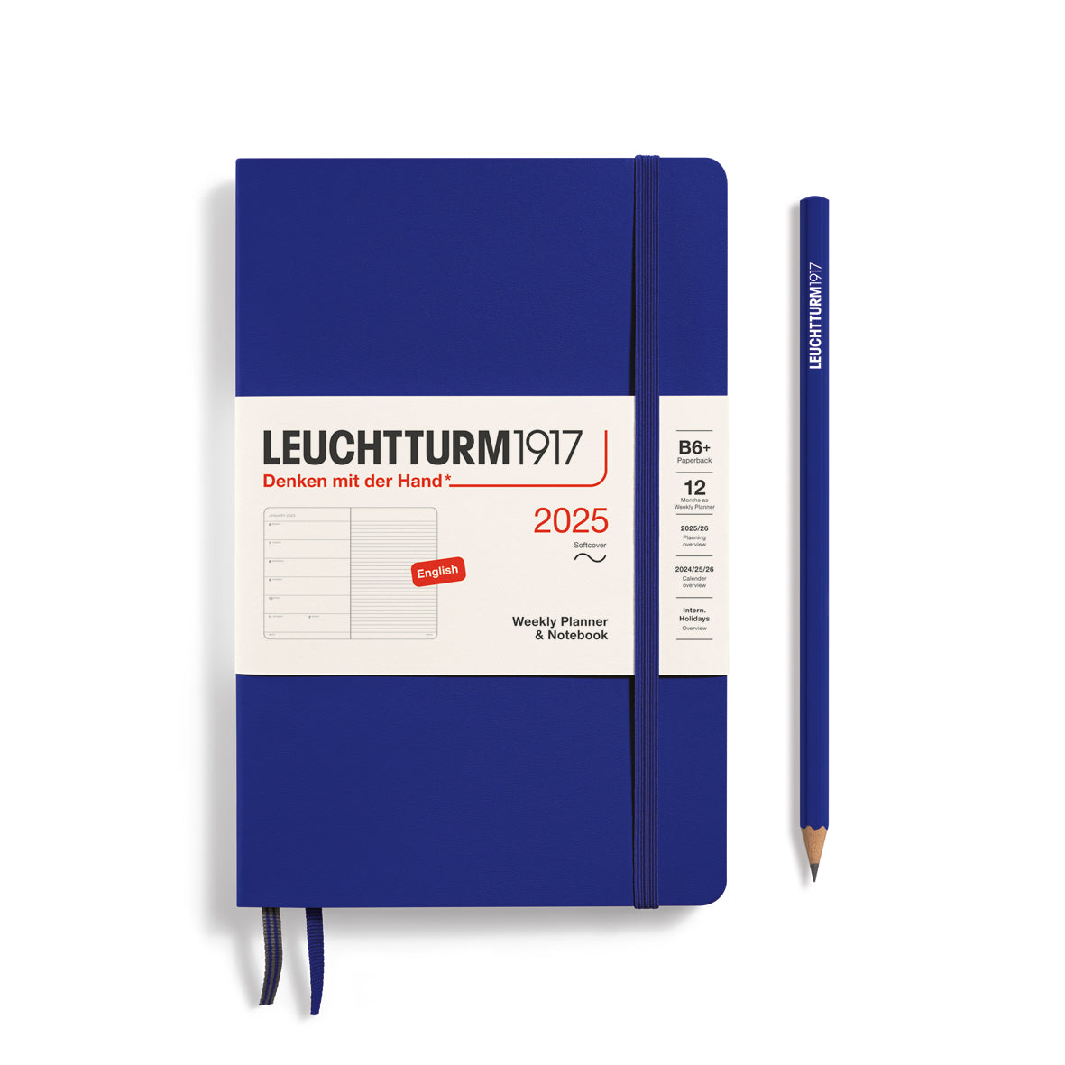 Weekly Planner & Notebook 2025 Softcover