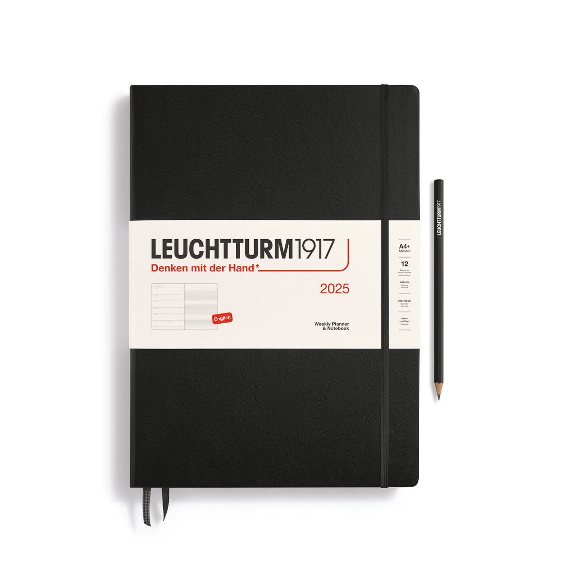Weekly Planner & Notebook 2025 Hardcover