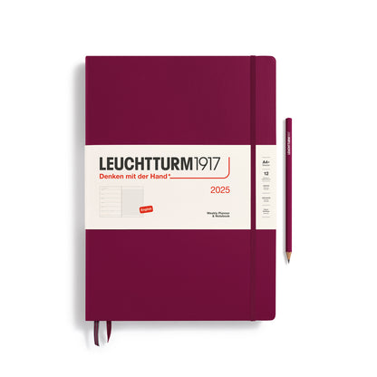 Weekly Planner & Notebook 2025 Hardcover