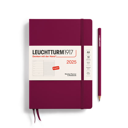 Weekly Planner & Notebook 2025 Hardcover