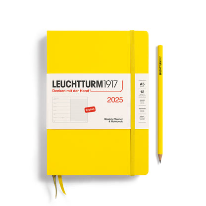 Weekly Planner & Notebook 2025 Hardcover