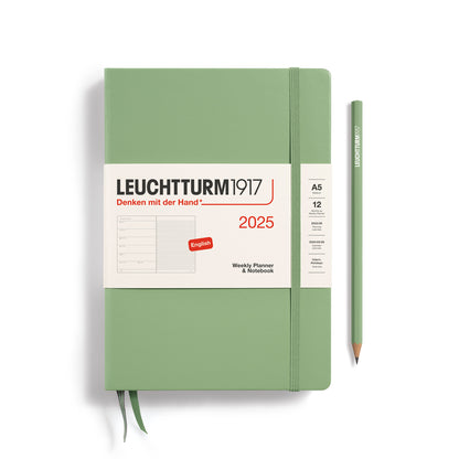 Weekly Planner & Notebook 2025 Hardcover