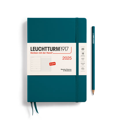 Weekly Planner & Notebook 2025 Hardcover