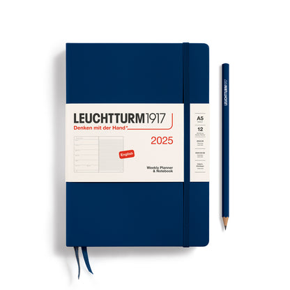 Weekly Planner & Notebook 2025 Hardcover