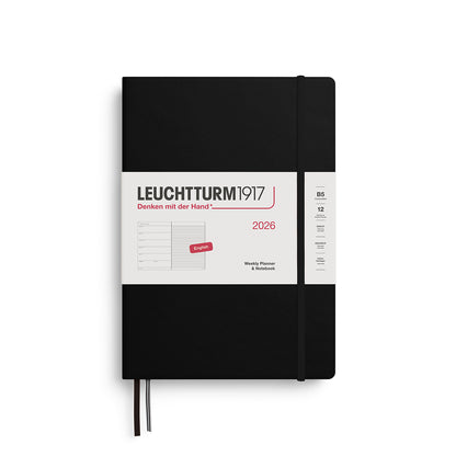Weekly Planner & Notebook 2026 Hardcover