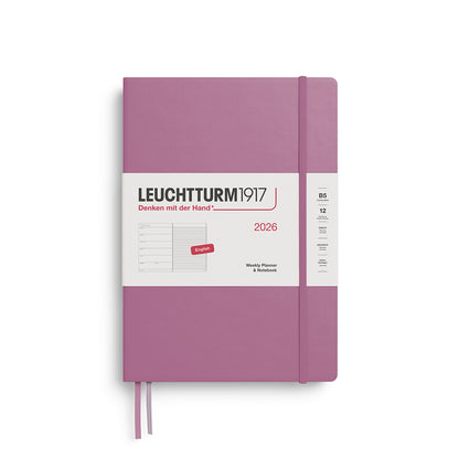 Weekly Planner & Notebook 2026 Hardcover
