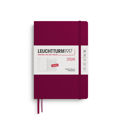 Weekly Planner & Notebook 2026 Hardcover