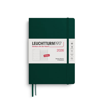 Weekly Planner & Notebook 2026 Hardcover