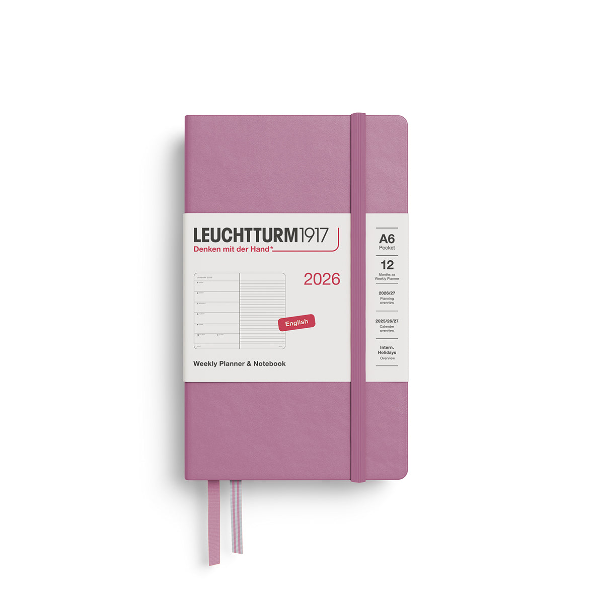 Weekly Planner & Notebook 2026 Hardcover