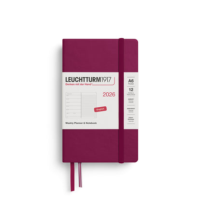 Weekly Planner & Notebook 2026 Hardcover