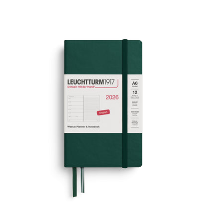 Weekly Planner & Notebook 2026 Hardcover