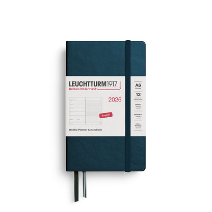 Weekly Planner & Notebook 2026 Hardcover