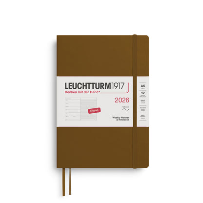 Weekly Planner & Notebook 2026 Softcover
