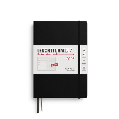 Weekly Planner & Dotted Notebook 2026 Hardcover