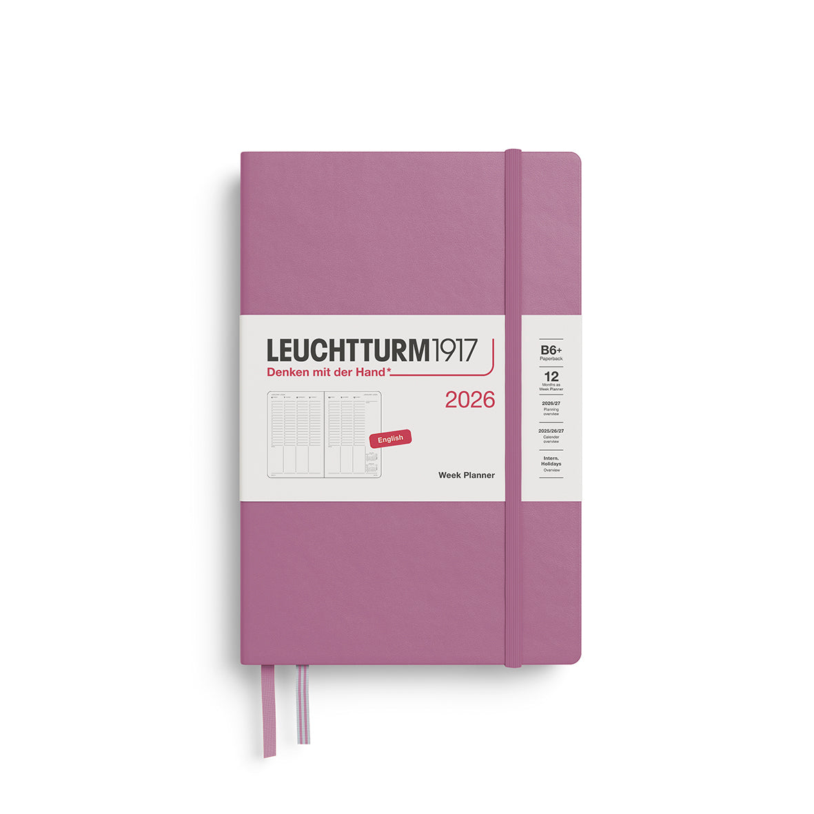 Vertical Week Planner 2026 Hardcover
