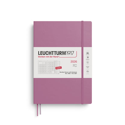 Monthly Planner and Notebook 2026 Softcover