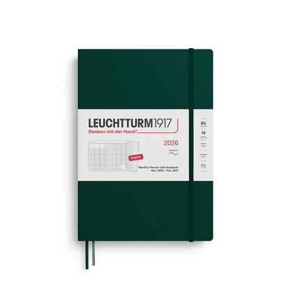 Monthly Planner and Notebook 2026 Softcover