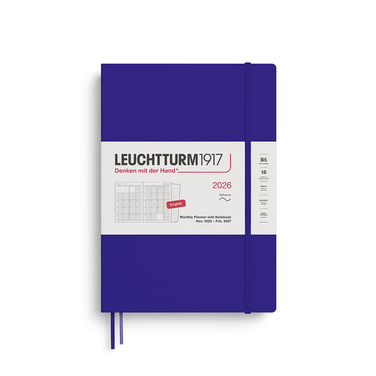 Monthly Planner and Notebook 2026 Softcover