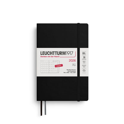 Monthly Planner and Notebook 2026 Softcover