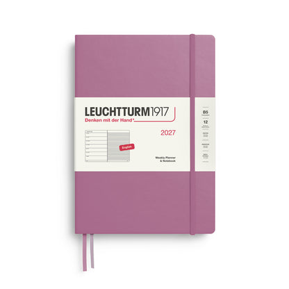 Weekly Planner & Notebook 2027 Hardcover