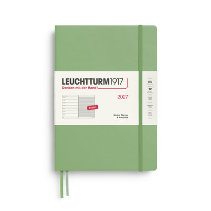 Weekly Planner & Notebook 2027 Hardcover