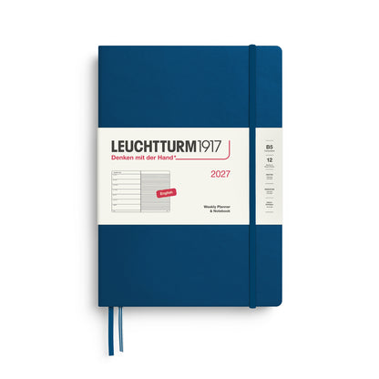 Weekly Planner & Notebook 2027 Hardcover