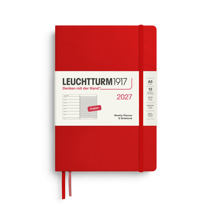 Weekly Planner & Notebook 2027 Hardcover