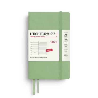 Weekly Planner & Notebook 2027 Hardcover