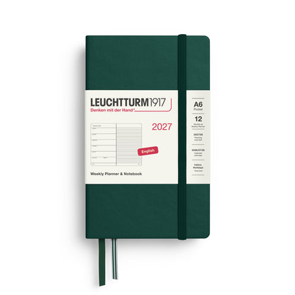 Weekly Planner & Notebook 2027 Hardcover