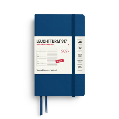 Weekly Planner & Notebook 2027 Hardcover