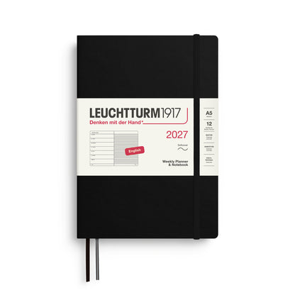 Weekly Planner & Notebook 2027 Softcover