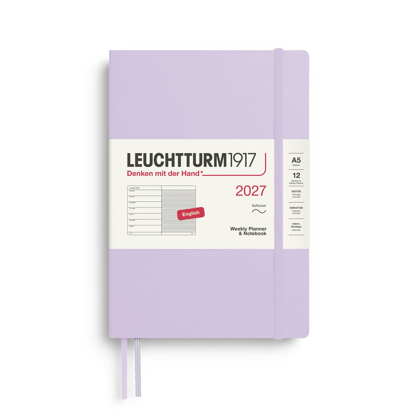 Weekly Planner & Notebook 2027 Softcover